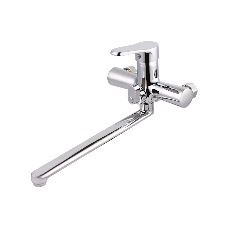 Shower mixer valve cold and hot water extension bath faucet