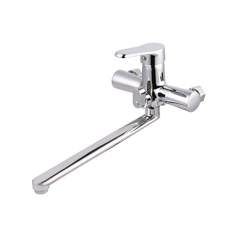 Shower mixer valve cold and hot water extension bath faucet