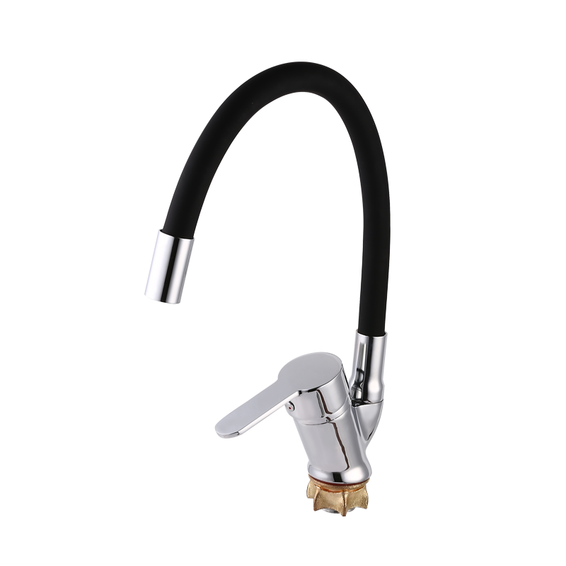 Black coloured tube dishwasher faucet with turkish dollar foot
