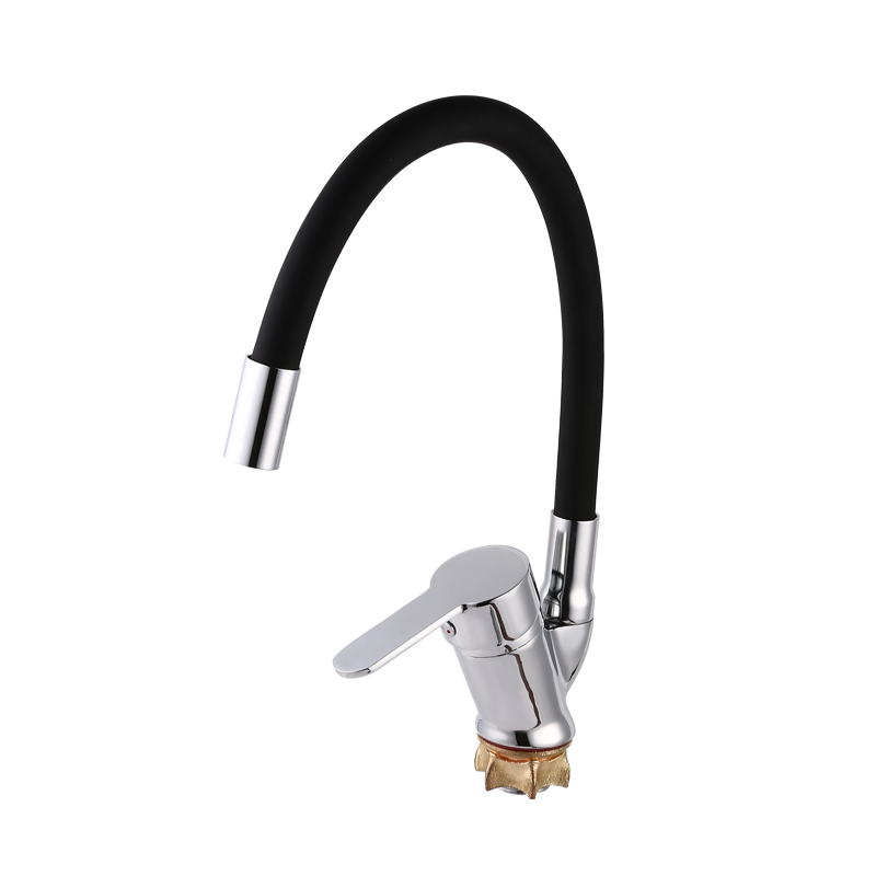 Black coloured tube dishwasher faucet with turkish dollar foot