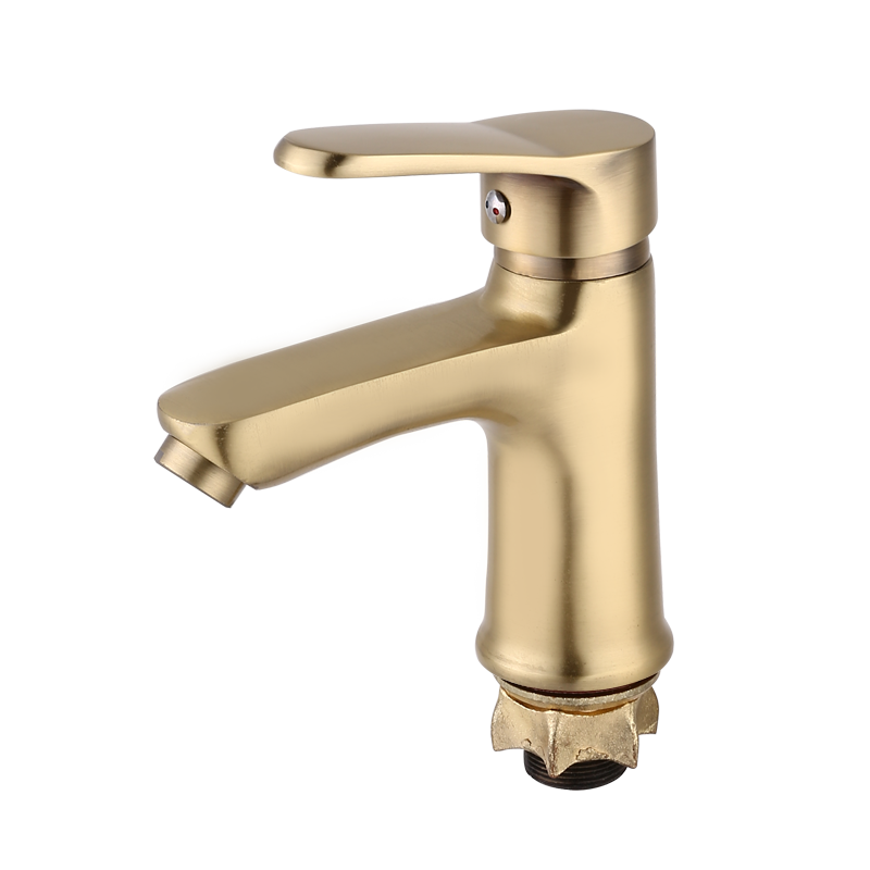 Single lever faucet -gold