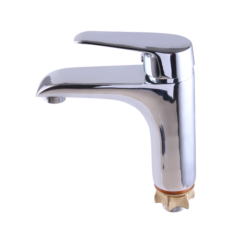  Single hole faucet with foot elbow