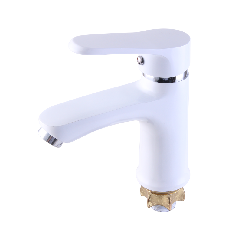 White Calouri has foot single hole faucet