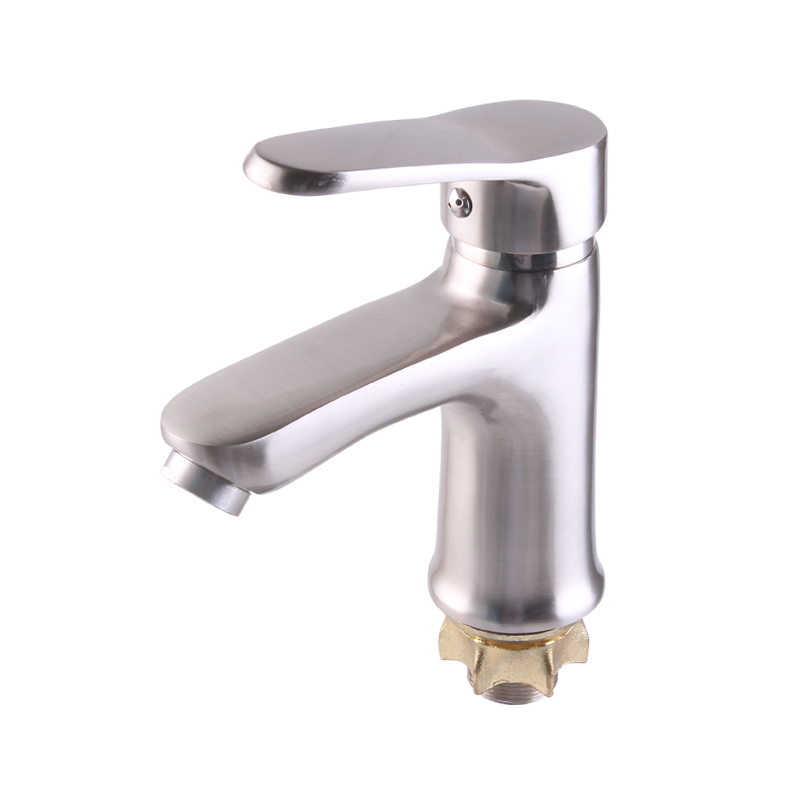Brushed color calouri with foot single hole faucet